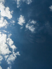blue sky with clouds