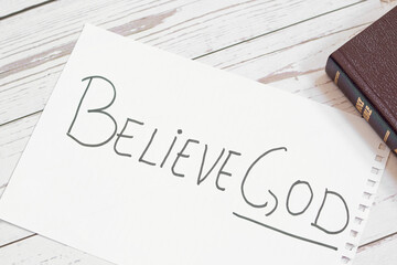 Believe and trust in God and Jesus Christ. Promises from God. Faith, hope in God's Word....
