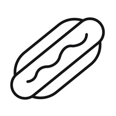 hot dog icons. hot dog symbol vector elements for infographic web.