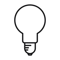 Light Bulb icons. Light Bulb symbol vector elements for infographic web.
