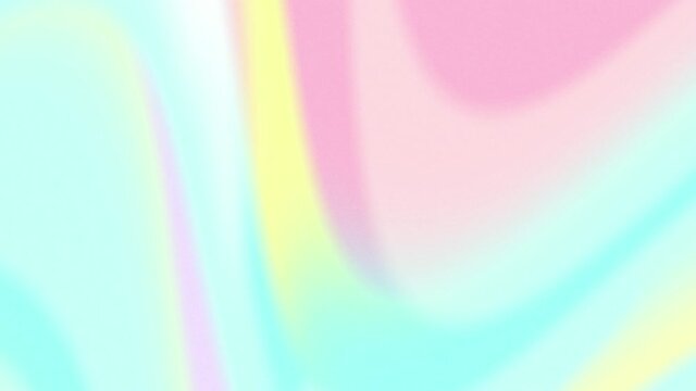 Animation of slowly moving pastel pink,blue and yellow organic viscous forms