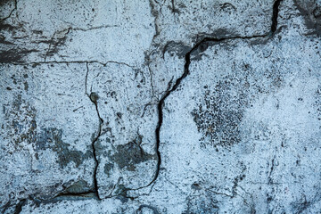 White cement; texture stone concrete,rock plastered stucco wall; painted flat fade pastel background grey solid floor grain. Space for text. Copy space