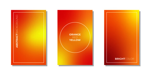 bright color abstract background orange red yellow