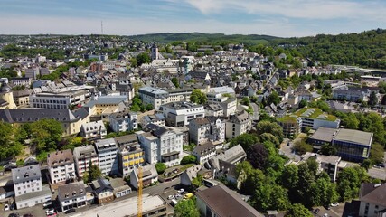 Universit&auml;t Siegen am Unteren Schloss und Kr&ouml;nchen bzw. Nikolaikirche