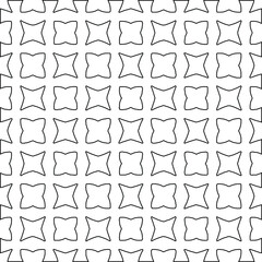 Geometric vector pattern with Black and white colors. abstract ornament for wallpapers and backgrounds.