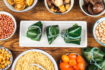 Dragon Boat Festival Chinese rice dumpling meat zongzi