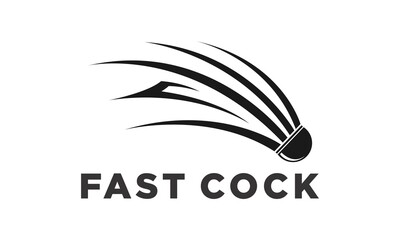 Fast cock vector logo
