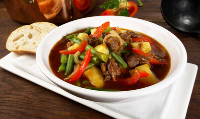 Beef Stew in a Bowl