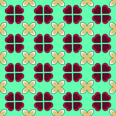 seamless pattern with hearts