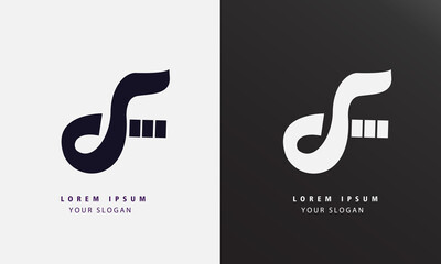f  logo. f minimalist logo design