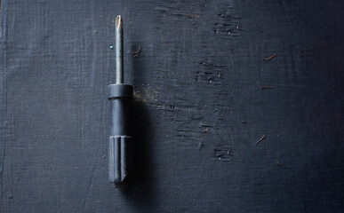 screwdriver and screw