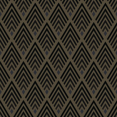 Fototapeta premium Fabric striped pattern ,maze way to mystery in brown tone