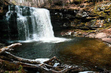 A Rocky Mountain Waterfall