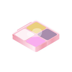 Isometric Icon. Modern Flat Vector Illustration. Shadow Palette Sign. Social Media Template.