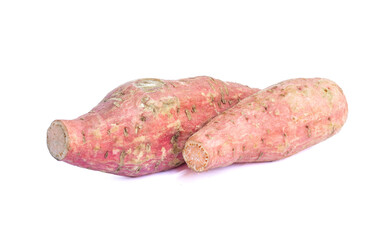  Sweet potato isolated on white background