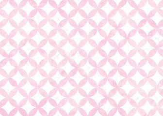 ピンク　祝い　七宝