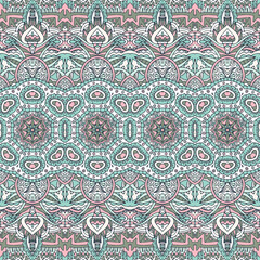 Cute wallpaper bohemian background texture seamless pattern vector