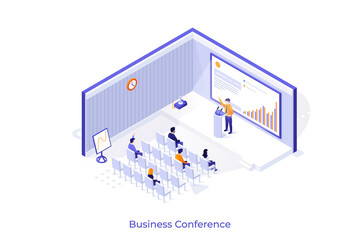 Isometric Vector Illustration For Website