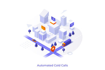 Isometric Vector Illustration For Website