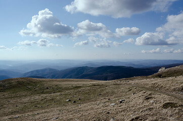 CRIMEA, ROMAN COSH: Scenic landscape view of the rocky mountains