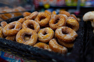 organic biscuits close-up