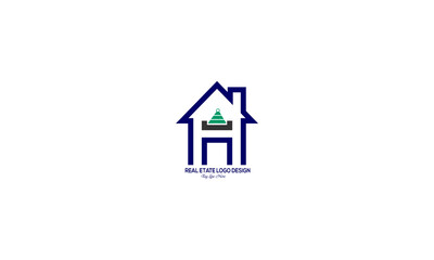 Real Estate Logo design House  construction and Vector.