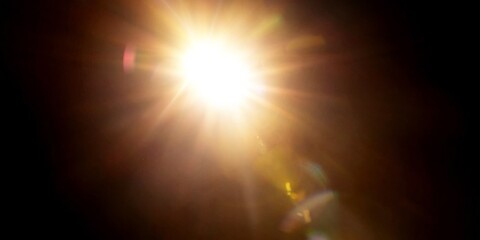  Flare Lens stock Image black back ground