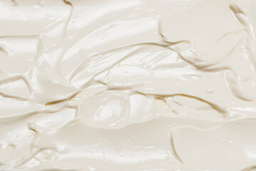 White whipped cream texture.