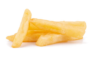 Fototapeta na wymiar French fries potatoes isolated on white background