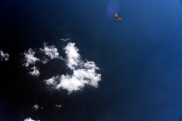 Clouds, sky, after rain.
