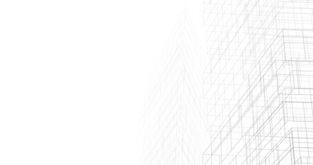 modern architecture drawing 