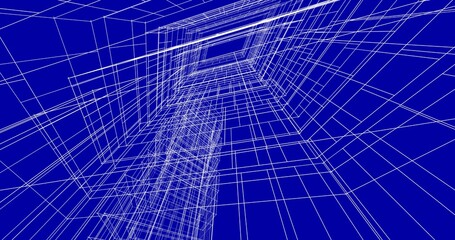 modern architecture drawing 