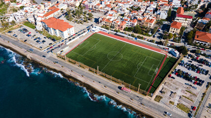 Obraz premium football field in Rethymno