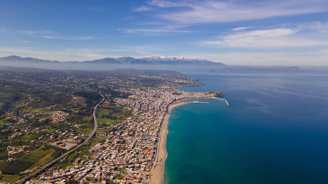 view of the city of Rethymno