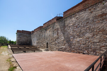 Obraz premium Baba Vida Fortress at the coast of Danube river in town of Vidin, Bulgaria