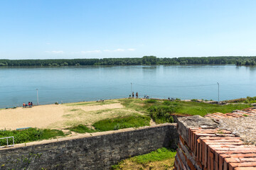 Fototapeta premium Baba Vida Fortress at the coast of Danube river in town of Vidin, Bulgaria