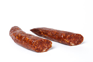 Assortment of typical Spanish homemade sausages