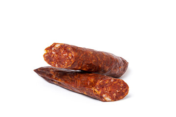 Assortment of typical Spanish homemade sausages