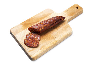 Assortment of typical Spanish homemade sausages