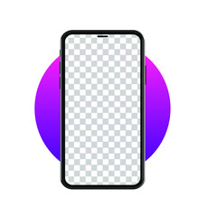 Realistic smartphone mockup. Device UI UX mockup for presentation template. Cellphone frame with blank display isolated templates, phone different angles views. 3d isometric illustration cell phone. 