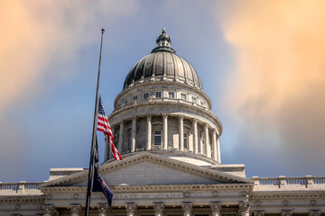 Close Up of the Dome at the Utah State Capitol