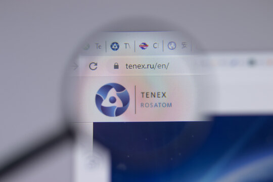 Los Angeles, California, USA - 1 June 2021: TENEX logo or icon on website page, Illustrative Editorial.