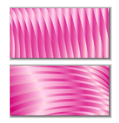 Metallic blue and pink stripes, metallic gradient. Cover design. Creative background, wallpaper, magazine cover. EPS