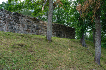 ruins of old stone castle
