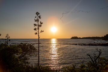 atardecer en la playa salinita, el salvador 3