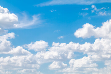 sky, blue sky and cloud white for background, beautiful horizon sky landscape for background