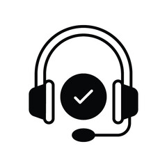 Call center agent icon