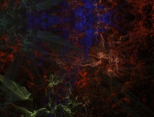 Imaginatory fractal background generated Image