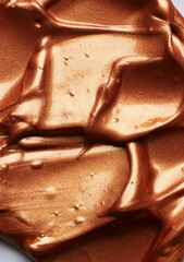 Texture of bronze metallic paint