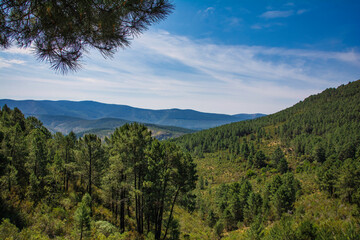 Spectacular Rural Landscape Surrounded By Nature. Meandro De Melero, Located In Extremadura, Spain